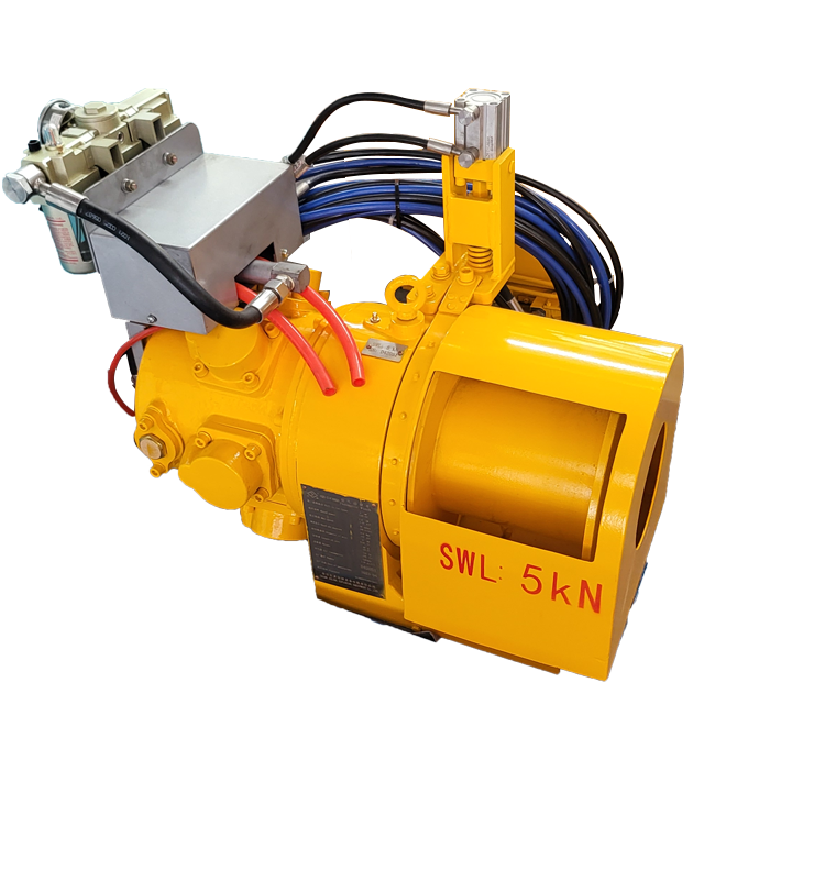 1T pneumatic winch