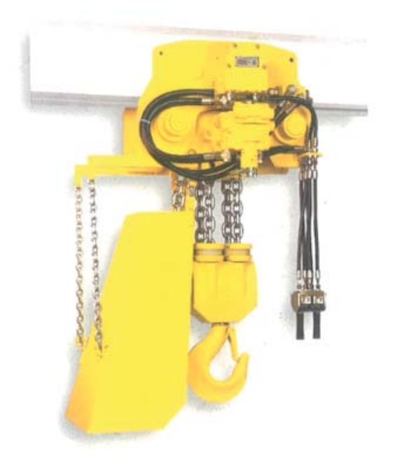 Low temperature pneumatic hoist