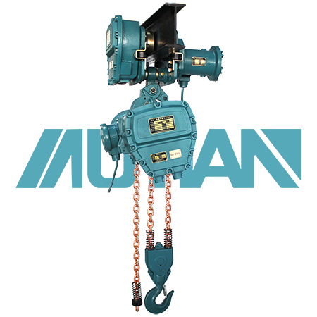 Running explosion-proof chain electric hoist