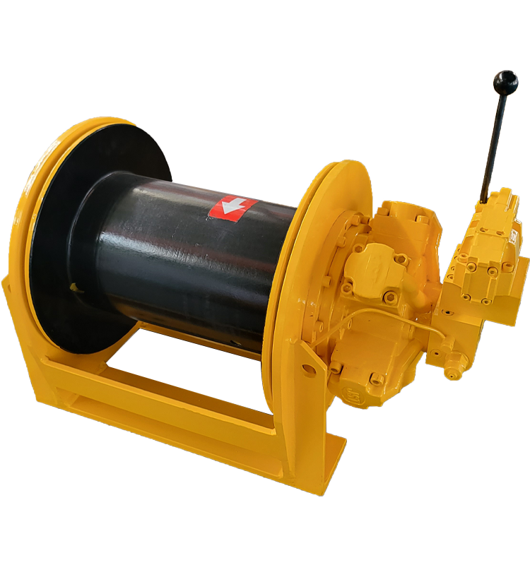 5T hydraulic winch