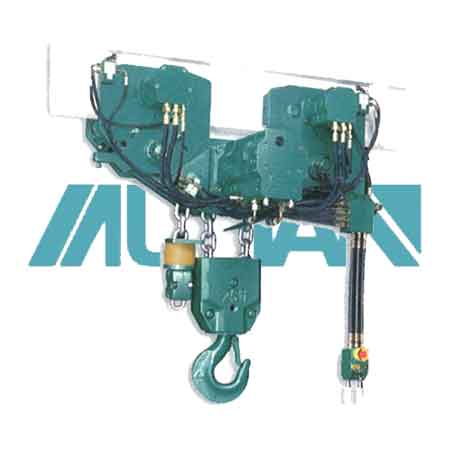 Hydraulic monorail hoist