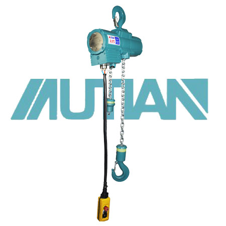 Precautions for pneumatic hoist during operation