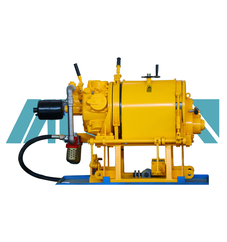 Pneumatic wire rope  winch Pneumatic winch with mechanical braking system is suitable for dangerous places such as flammable and explosive, high temperature and high humidity